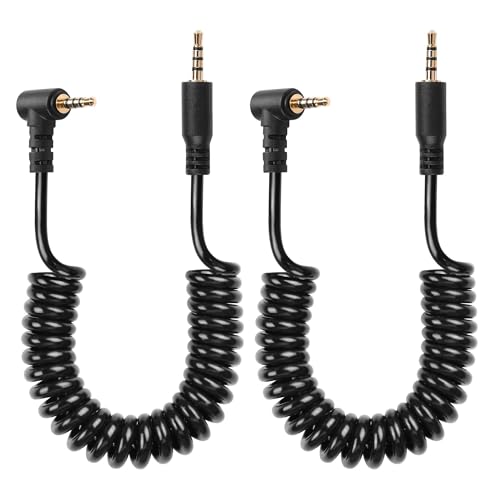 CERRXIAN Audiokabel, 2,5 mm, 2,5 mm, TRRS, 4-poliger Stecker auf Stecker, Stereo, AUX, für Camcorder, Kamera, Fernbedienung, Kopfhörer (M to ML) von CERRXIAN