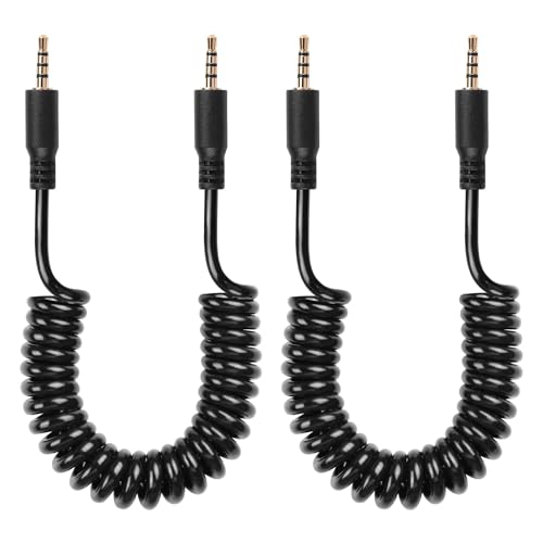 CERRXIAN Audiokabel,2,5 mm, TRS, 4-poliger Stecker auf Stecker, Stereo, AUX, für Camcorder, Kamera, Fernbedienung, Kopfhörer (M bis M) von CERRXIAN