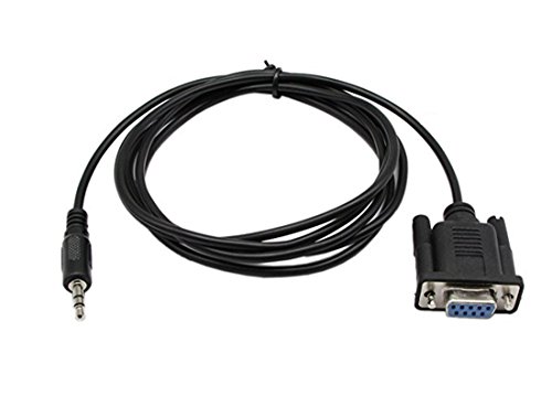 CERRXIAN DB9 9 Pin VGA Buchse, DB 9 Buchse auf TRS 3,5 mm (1 / 8in) TRS Stereo Stecker Serielles Datenkabel-6 Fuß von CERRXIAN