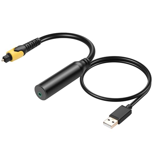 CERRXIAN Digitales optisches Koaxialkabel Spdif auf Analog AUX 3,5 mm Spdif auf Buchse 3,5 mm optisches Koaxialkabel mit USB-Stromkabel CERRXIAN Digitales optisches Koaxialkabel Spdif auf Analog AUX 3,5 mm Spdif auf Buchse 3,5 mm optisches Koaxialkabel mit USB-Stromkabel von CERRXIAN
