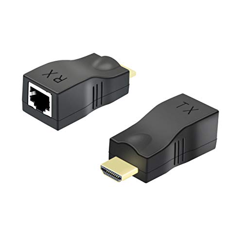 CERRXIAN HDMI auf RJ45 Netzwerkkabel Extender Konverter Adapter HDMI 1080p HDMI Extender von CAT6 Cable von CERRXIAN