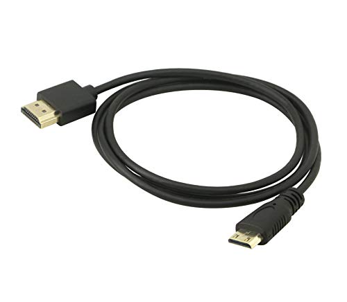 CERRXIAN High-Speed 4K Ultra HD HDMI 2.0 Kabel - 1 m (neueste Standard) unterstützt Ethernet, 3D, Audio Return HDMI Male to Mini HDMI Male von CERRXIAN