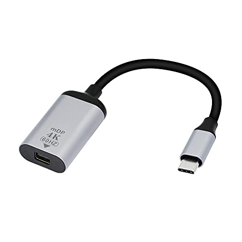 CERRXIAN Typ-C auf Mini-DisplayPort-Adapter, 4K @ 60Hz USB C Stecker auf Mini-DP Buchse HD-Kabel für TV, Monitor, Projektor usw. von CERRXIAN