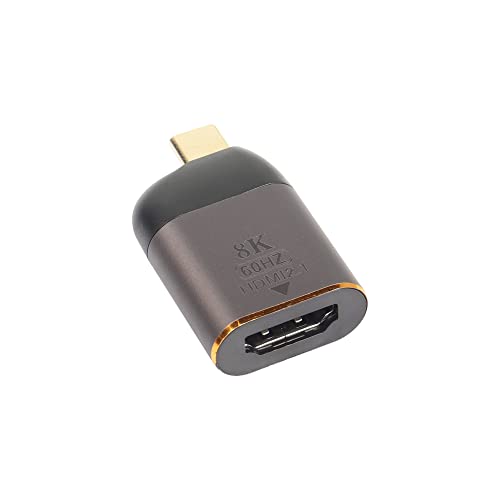 CERRXIAN USB C Stecker auf 8K HDMI Buchse Adapter, 8K@60Hz Typ C auf HDMI 2.1 Konverter für das Home Office von CERRXIAN