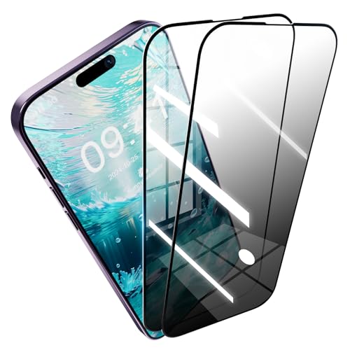 CERUPUIMU 2 Stück Sichtschutz Kompatibel mit iPhone 15/16 Anti-Spy Gehärtete Glas Schutzfolie Schutz Glas 9H Härte Anti-Spähen Folie Anti-Kratzer Blasenfrei CERUPUIMU 2 Stück Sichtschutz Kompatibel mit iPhone 15/16 Anti-Spy Gehärtete Glas Schutzfolie Schutz Glas 9H Härte Anti-Spähen Folie Anti-Kratzer Blasenfrei von CERUPUIMU