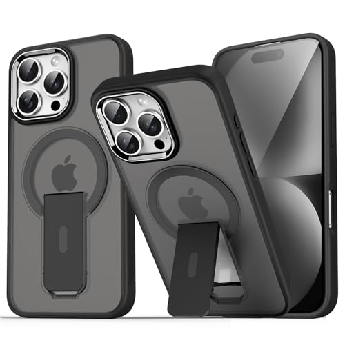 CERUPUIMU Magnetisch Hülle Kompatibel mit iPhone 14 Pro Max 6.7 Zoll Handyhülle mit Schlank Transluzent Unsichtbar Stander Schutzhülle Militärschutz Stoßfest Kratzfest Telefongehäuse Schwarz CERUPUIMU Magnetisch Hülle Kompatibel mit iPhone 14 Pro Max 6.7 Zoll Handyhülle mit Schlank Transluzent Unsichtbar Stander Schutzhülle Militärschutz Stoßfest Kratzfest Telefongehäuse Schwarz von CERUPUIMU