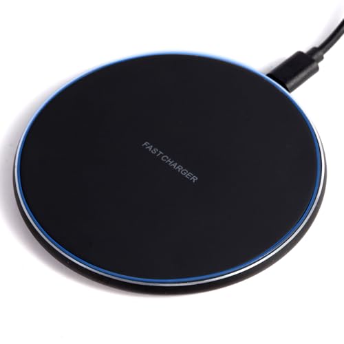 Wireless Charger,Schnelles kabelloses Ladegerät, kabelloses Ladepad kompatibel mit iPhone 16/15/14/13/12 Pro Max/SE/XR AirPods; MAX 15W Schnellladung für Samsung Galaxy S24/S23/S22/S21/Note/Pixel, LG von CESTONE