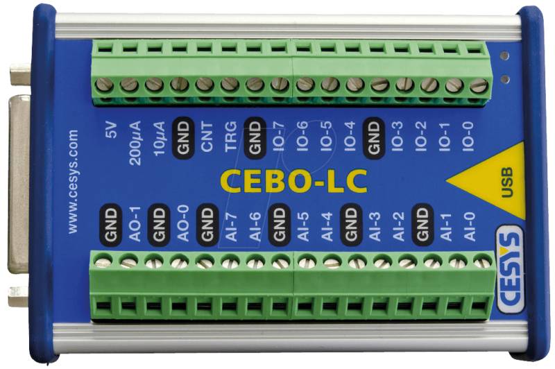 CEBO LC - USB-Messlabor CEBO LC®, 16-Bit, USB von CESYS GMBH