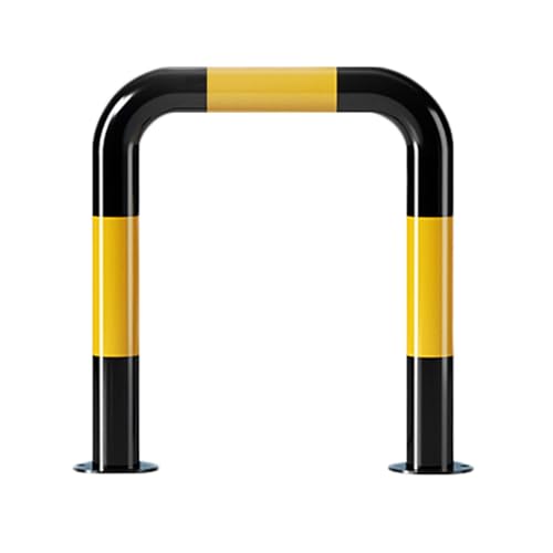 Antikollisionsgeländer for Parkplätze, U-förmige Leitplanke, Antikollisionsstange, Autoblocker, Einparkhilfeblock for Schutz von Auto- und Garagenwänden(19.68 x 23.6in) von CETEOR