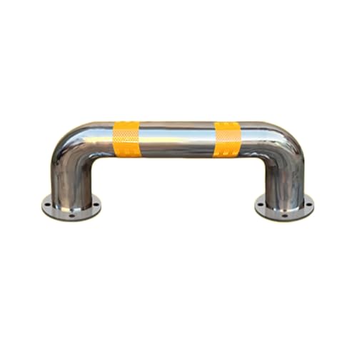 Antikollisionsgeländer for Parkplätze, U-förmige Leitplanke, Antikollisionsstange, Autoblocker, Parkstopper aus Edelstahl 304 for Garagen-U-Bahnen(19.68 x 11.8in) von CETEOR