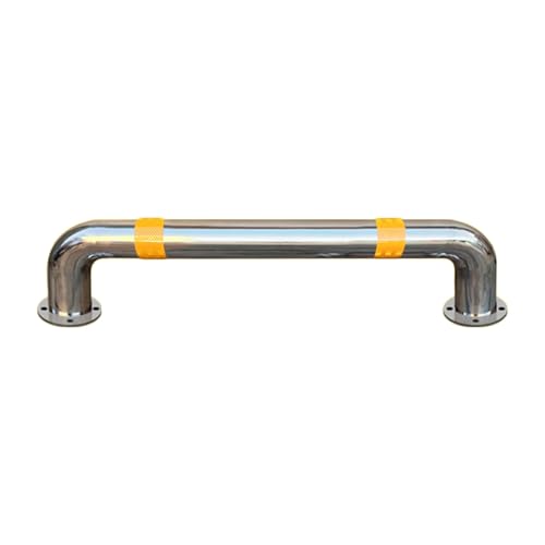 Antikollisionsgeländer for Parkplätze, U-förmige Leitplanke, Antikollisionsstange, Autoblocker, Parkstopper aus Edelstahl 304 for Garagen-U-Bahnen(39.37 x 11.8in) von CETEOR