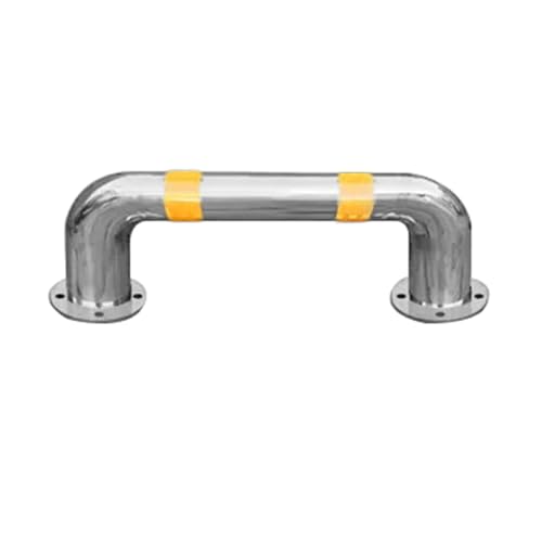 U-förmige Leitplanke, Antikollisionsstange, Parkplatz-Antikollisionsgeländer, Autoblocker, Parkstopper aus Edelstahl 304 for Parkplätze, U-Bahnen, Schulen(19.68 x 11.8in) von CETEOR