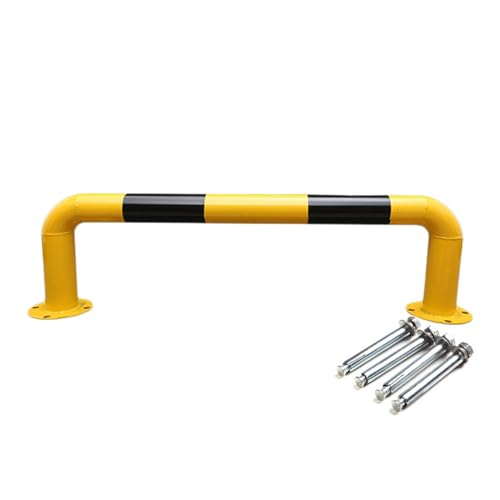 U-förmige Leitplanke, Antikollisionsstange, U-förmige Poller for das Parken in Einfahrtsgaragen, runder Parkpfosten, for Garagenschulen(59.05 x 11.8inch) von CETEOR
