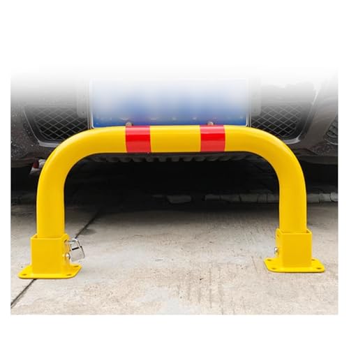 U-förmiges Parkschloss, klappbarer reflektierender Parkschildpfosten, U-förmige Leitplanke mit Kollisionsschutz, geeignet for die Einfahrt von Schulgaragen (80 x 30 cm)(23.62 x 11.81inch) von CETEOR