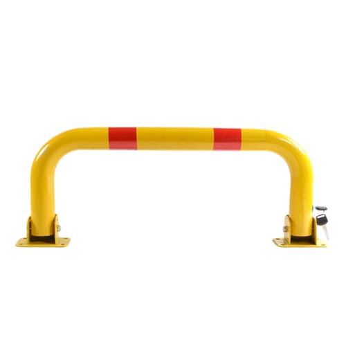 U-förmiges Parkschloss, klappbarer reflektierender Parkschildpfosten, U-förmige Leitplanke mit Kollisionsschutz, geeignet for die Einfahrt von Schulgaragen (80 x 30 cm)(31.49 x 11.81inch) von CETEOR