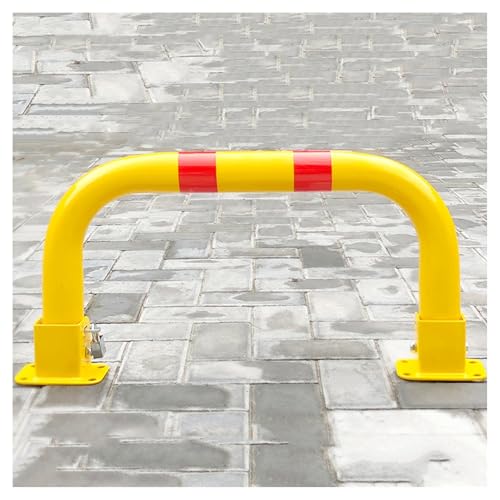 U-förmiges Parkschloss, klappbarer reflektierender Parkschildpfosten, U-förmiger Leitplanken-Antikollisionsbügel, geeignet for Schulen, Garagen und U-Bahnen(23.62 x 11.81inch) von CETEOR