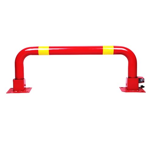 U-förmiges Parkschloss, klappbarer reflektierender Parkschildpfosten, U-förmiger Leitplanken-Antikollisionsbügel, geeignet for Schulgaragenparkplätze(Red) von CETEOR