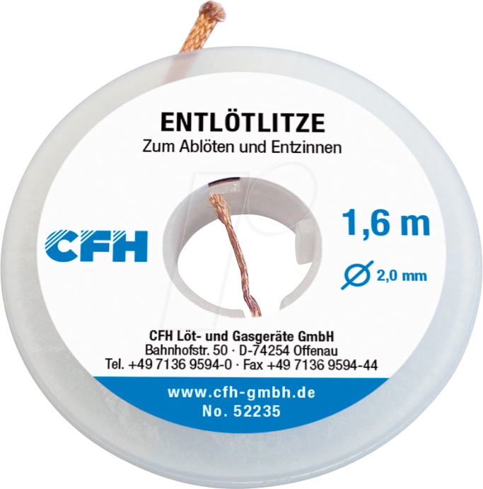 CFH 52235 - Entlötlitze EL 235 von CFH