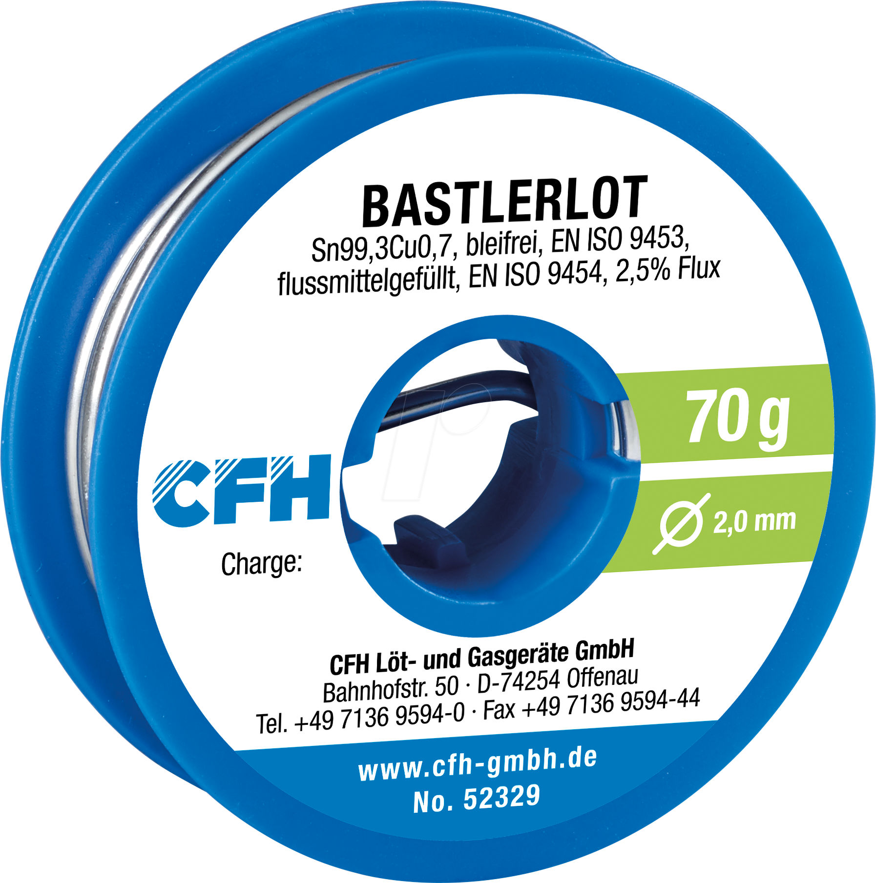 CFH 52329 - Bastlerlot BL 329 bleifrei 70 g von CFH