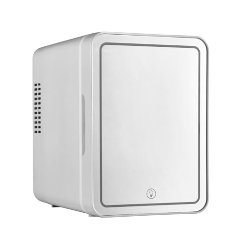 CFITANK Mini Refrigerator Mit Kosmetikspiegel 4-Liter tragbarer persönlicher Kühlschrank geeignet für Hautpflege, Kosmetik, Getränke und Lebensmittel, perfekt für Schlafzimmer, Büros und Autos (Weiß) CFITANK Mini Refrigerator Mit Kosmetikspiegel 4-Liter tragbarer persönlicher Kühlschrank geeignet für Hautpflege, Kosmetik, Getränke und Lebensmittel, perfekt für Schlafzimmer, Büros und Autos (Weiß) von CFITANK