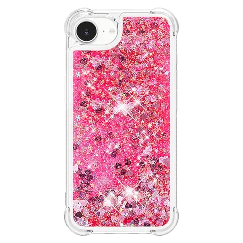 Flüssig Hülle Glitzer für iPhone 16E, Silikon Handyhülle Kratzfest Transparent Flüssig Schutzhülle Vergilbungsbeständig Bling Handytasche Bumper Ultra Slim Case Kompatibel mit Apple Phone 16E/SE 2025 Flüssig Hülle Glitzer für iPhone 16E, Silikon Handyhülle Kratzfest Transparent Flüssig Schutzhülle Vergilbungsbeständig Bling Handytasche Bumper Ultra Slim Case Kompatibel mit Apple Phone 16E/SE 2025 von CFKNDBP