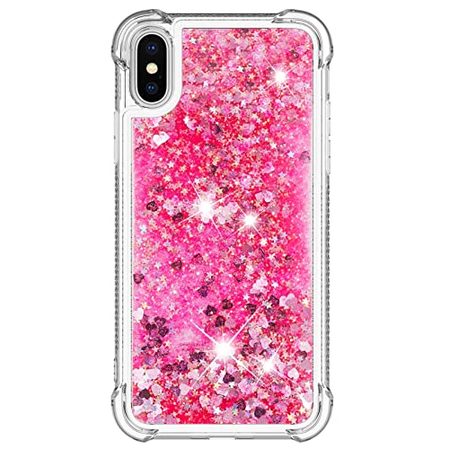Flüssig Hülle Glitzer für iPhone X,Silikon Handyhülle Kratzfest Transparent Flüssig Schutzhülle Vergilbungsbeständig Bling Handytasche Bumper Ultra Slim Hüllen Kompatibel mit Apple Phone X/xS Flüssig Hülle Glitzer für iPhone X,Silikon Handyhülle Kratzfest Transparent Flüssig Schutzhülle Vergilbungsbeständig Bling Handytasche Bumper Ultra Slim Hüllen Kompatibel mit Apple Phone X/xS von CFKNDBP