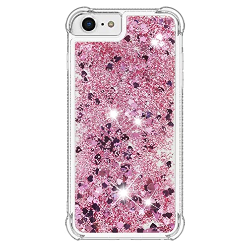 Glitzer Flüssig Hülle für iPhone SE3,Silikon Handyhülle Kratzfest Transparent Schutzhülle Vergilbungsbeständig Handytasche Fallschutz Schutzcover Bling Kompatibel mit Apple Phone SE3/SE2022 Roségold Glitzer Flüssig Hülle für iPhone SE3,Silikon Handyhülle Kratzfest Transparent Schutzhülle Vergilbungsbeständig Handytasche Fallschutz Schutzcover Bling Kompatibel mit Apple Phone SE3/SE2022 Roségold von CFKNDBP