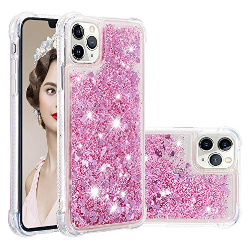 Glitzer Hülle Flüssig für iPhone 11, Silikon Handyhülle Kratzfest Transparent Flüssig Schutzhülle Kristallklar und Gelb-beständig Handytasche Fallschutz Schutzcover Bling Kompatibel mit Apple Phone 11 Glitzer Hülle Flüssig für iPhone 11, Silikon Handyhülle Kratzfest Transparent Flüssig Schutzhülle Kristallklar und Gelb-beständig Handytasche Fallschutz Schutzcover Bling Kompatibel mit Apple Phone 11 von CFKNDBP