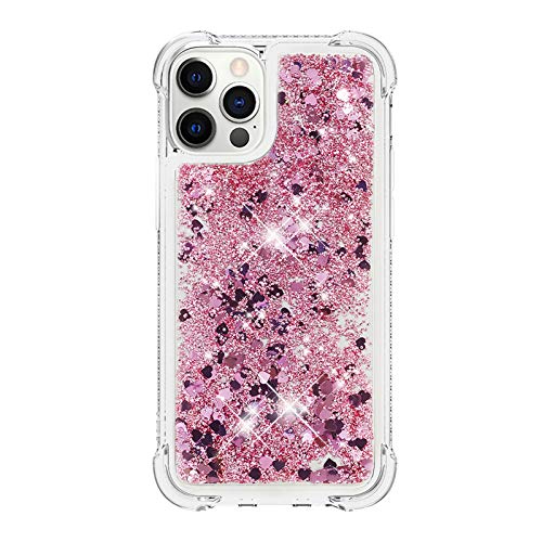 Glitzer Hülle Flüssig für iPhone 12 Pro,Silikon Handyhülle Kratzfest Transparent Flüssig Schutzhülle Vergilbungsbeständig Handytasche Fallschutz Schutzcover Bling Kompatibel mit Apple Phone 12 Pro Glitzer Hülle Flüssig für iPhone 12 Pro,Silikon Handyhülle Kratzfest Transparent Flüssig Schutzhülle Vergilbungsbeständig Handytasche Fallschutz Schutzcover Bling Kompatibel mit Apple Phone 12 Pro von CFKNDBP