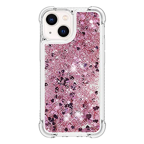 Glitzer Hülle Flüssig für iPhone 14, Silikon Handyhülle Kratzfest Transparent Flüssig Schutzhülle Kristallklar und Gelb-beständig Handytasche Fallschutz Schutzcover Bling Kompatibel mit Apple Phone 14 Glitzer Hülle Flüssig für iPhone 14, Silikon Handyhülle Kratzfest Transparent Flüssig Schutzhülle Kristallklar und Gelb-beständig Handytasche Fallschutz Schutzcover Bling Kompatibel mit Apple Phone 14 von CFKNDBP