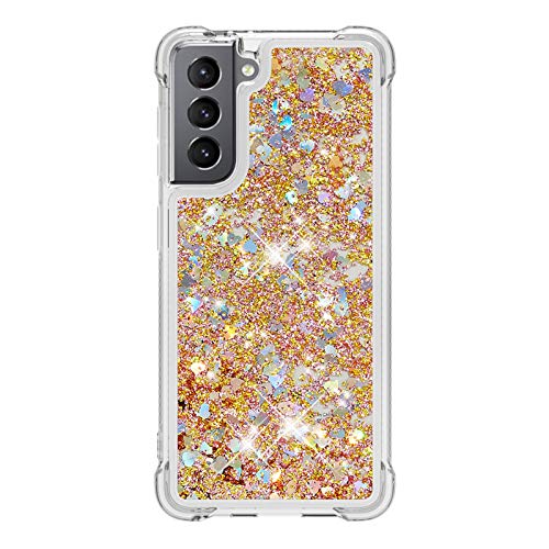 Silikon Hüllen Glitter für Galaxy S21 Kratzfest,Ultradünne Bumper Schutzhülle Silikon Transparent Handyhülle Fließende Flüssig Schwimmt Glitzer Hüllen Stoßfeste Kompatibel mit Samsung Galaxy S21 Silikon Hüllen Glitter für Galaxy S21 Kratzfest,Ultradünne Bumper Schutzhülle Silikon Transparent Handyhülle Fließende Flüssig Schwimmt Glitzer Hüllen Stoßfeste Kompatibel mit Samsung Galaxy S21 von CFKNDBP