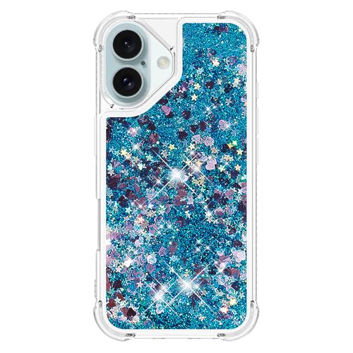 Transparent Hülle für iPhone 16 Plus,Vergilbungsbeständig Silikon Handyhülle Flüssig Bewegende Treibsand Glänzende Schutzhülle Stoßfest Schlanke Silikon Case Bumper Kompatibel mit Apple Phone 16 Plus Transparent Hülle für iPhone 16 Plus,Vergilbungsbeständig Silikon Handyhülle Flüssig Bewegende Treibsand Glänzende Schutzhülle Stoßfest Schlanke Silikon Case Bumper Kompatibel mit Apple Phone 16 Plus von CFKNDBP