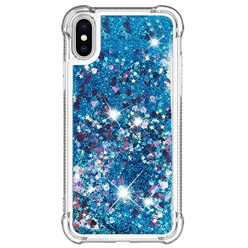 Transparent Hülle für iPhone X,Vergilbungsbeständig Silikon Handyhülle Flüssig Bewegende Treibsand Glänzende Schutzhülle Stoßfest Schlanke Silikon Case Bumper Kompatibel mit Apple Phone X/xS Transparent Hülle für iPhone X,Vergilbungsbeständig Silikon Handyhülle Flüssig Bewegende Treibsand Glänzende Schutzhülle Stoßfest Schlanke Silikon Case Bumper Kompatibel mit Apple Phone X/xS von CFKNDBP