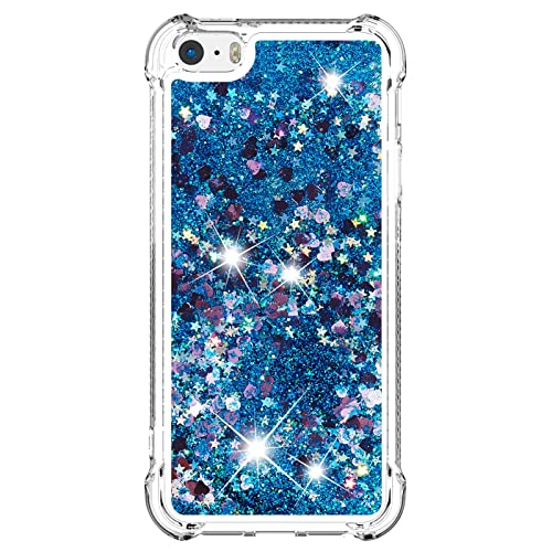 Transparent Hüllen für iPhone 5S Vergilbungsbeständig,Silikon Handyhülle Flüssig Bewegende Treibsand Glänzende Schutzhülle Stoßfest Schlanke Silikon Case Bumper Kompatibel mit Apple Phone 5/5S/SE Transparent Hüllen für iPhone 5S Vergilbungsbeständig,Silikon Handyhülle Flüssig Bewegende Treibsand Glänzende Schutzhülle Stoßfest Schlanke Silikon Case Bumper Kompatibel mit Apple Phone 5/5S/SE von CFKNDBP