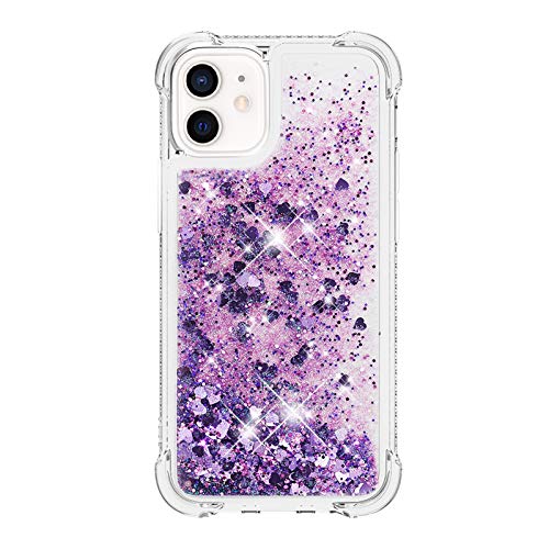 Transparent Silikon Hüllen für iPhone 12, Glitzer Flüssig Handyhülle Stoßfeste Schlanke Vergilbungsbeständig Schutzhülle Kristallklar Silikon Schutzcover Gegen Kratze Kompatibel mit Apple Phone 12 Transparent Silikon Hüllen für iPhone 12, Glitzer Flüssig Handyhülle Stoßfeste Schlanke Vergilbungsbeständig Schutzhülle Kristallklar Silikon Schutzcover Gegen Kratze Kompatibel mit Apple Phone 12 von CFKNDBP