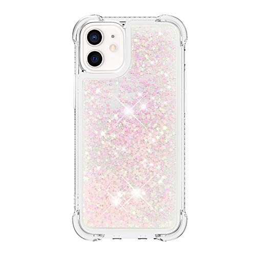 Transparent TPU Hülle für iPhone 12 Mini, Vergilbungsbeständig Glitzer Flüssig Schutzcase Weich Silikon Stoßfeste Handycover Ultra Slim Bling Schutz Tasche Kratzfest Kompatibel mit Apple Phone 12 Mini Transparent TPU Hülle für iPhone 12 Mini, Vergilbungsbeständig Glitzer Flüssig Schutzcase Weich Silikon Stoßfeste Handycover Ultra Slim Bling Schutz Tasche Kratzfest Kompatibel mit Apple Phone 12 Mini von CFKNDBP