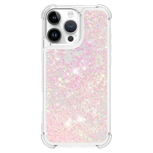 Transparent TPU Hüllen für iPhone 16 Pro, Vergilbungsbeständig Glitzer Flüssig Schutzcase Weich Silikon Stoßfeste Handycover Ultra Slim Bling Schutz Tasche Kratzfest Kompatibel mit Apple Phone 16 Pro Transparent TPU Hüllen für iPhone 16 Pro, Vergilbungsbeständig Glitzer Flüssig Schutzcase Weich Silikon Stoßfeste Handycover Ultra Slim Bling Schutz Tasche Kratzfest Kompatibel mit Apple Phone 16 Pro von CFKNDBP