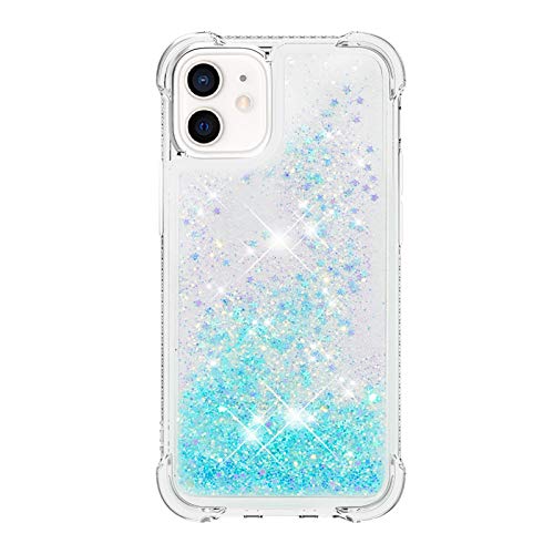 Ultra Slim Hüllen für iPhone 12 Glitzer Flüssig Case, Glitter klar Stoßfest Handytasche Glitzersteine Gegen Kratze Schutzcase Silikon Handyhülle Vergilbungsbeständig Kompatibel mit Apple Phone 12 Ultra Slim Hüllen für iPhone 12 Glitzer Flüssig Case, Glitter klar Stoßfest Handytasche Glitzersteine Gegen Kratze Schutzcase Silikon Handyhülle Vergilbungsbeständig Kompatibel mit Apple Phone 12 von CFKNDBP