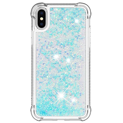 Ultra Slim Hüllen für iPhone X,Glitzer Flüssig Case, Glitter klar Stoßfest Handytasche Glitzersteine Gegen Kratze Hülle Silikon Handyhülle Vergilbungsbeständig Kompatibel mit Apple Phone X/xS Ultra Slim Hüllen für iPhone X,Glitzer Flüssig Case, Glitter klar Stoßfest Handytasche Glitzersteine Gegen Kratze Hülle Silikon Handyhülle Vergilbungsbeständig Kompatibel mit Apple Phone X/xS von CFKNDBP