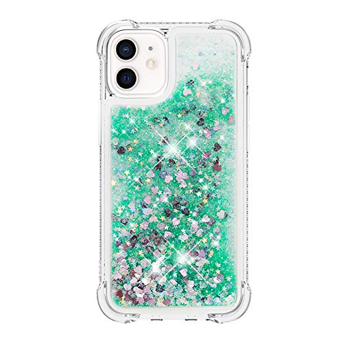 iPhone 12 Transparent Hüllen Glitzer, Silikon Kratzfest Handycover Ultradünne Glitzer Flüssig Schutzcase Gelb-beständig Fallschutz Handycover Hard Handytasche Stoßfeste Kompatibel mit Apple Phone 12 iPhone 12 Transparent Hüllen Glitzer, Silikon Kratzfest Handycover Ultradünne Glitzer Flüssig Schutzcase Gelb-beständig Fallschutz Handycover Hard Handytasche Stoßfeste Kompatibel mit Apple Phone 12 von CFKNDBP