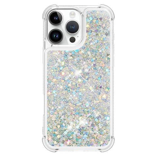 iPhone 16 Pro Glitzer Flüssig Hülle, Silikon Hüllen Durchsichtig Vergilbungs Handytasche Bling Kratzfest Handycover Ultradünne Bumper Flüssigkeit Schutzcover Bling Kompatibel mit Apple Phone 16 Pro iPhone 16 Pro Glitzer Flüssig Hülle, Silikon Hüllen Durchsichtig Vergilbungs Handytasche Bling Kratzfest Handycover Ultradünne Bumper Flüssigkeit Schutzcover Bling Kompatibel mit Apple Phone 16 Pro von CFKNDBP