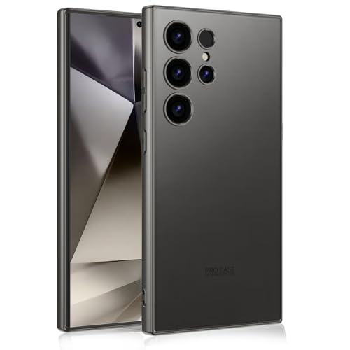 CFPLZFY Für Samsung Galaxy S24 Ultra hülle,【Original-Farbschema der Maschine】 ultradünne, stoßfeste und sturzsichere Handyhülle (Titan Schwarz, S24 Ultra) von CFPLZFY