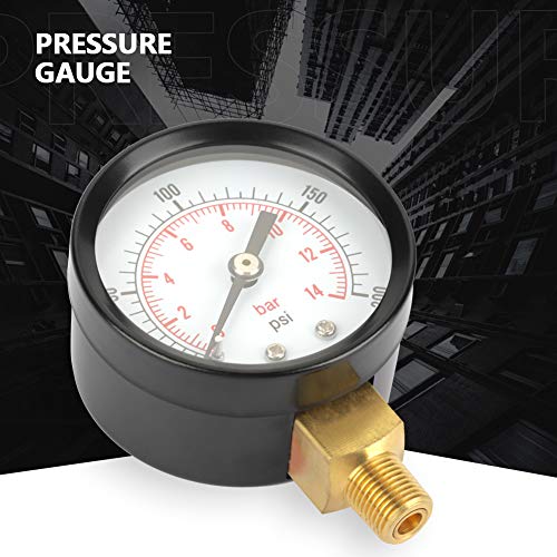 0-200PSI 0-14 Manometer für Ölzähleinstrumente Basis Eintrag NPT 1/8 "Basiseintrag NPT 1/8" Manometer NPT-Druckstockbasis 0-200PSI 0-14 Manometer für Ölzähleinstrumente Basis Eintrag NPT 1/8 "Basiseintrag NPT 1/8" Manometer NPT-Druckstockbasis von CFTGIW