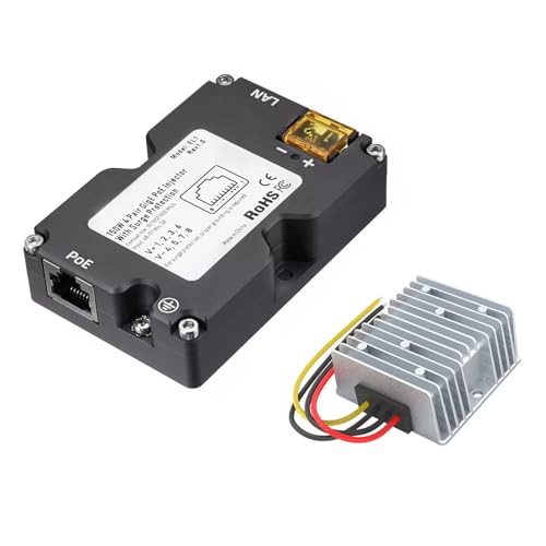 150W DC 48? 57V Gige Poe Injector mit Abs ESD DC Boost Converter 12V Bis 48 V für Schale V2 ND Ausgang 48V 3a. Poe Injectorgige Injector Injector150W Injectorpoe von CFTGIW