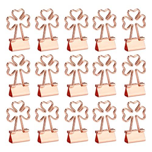 15pcs CL Niedliche Rose Trefoil Strong Clam Force Metal SM CL für Schulworkshop für Schulworkshop Clipscute Clipsoffice Clipsmetal Clampssm Clips 15pcs CL Niedliche Rose Trefoil Strong Clam Force Metal SM CL für Schulworkshop für Schulworkshop Clipscute Clipsoffice Clipsmetal Clampssm Clips von CFTGIW