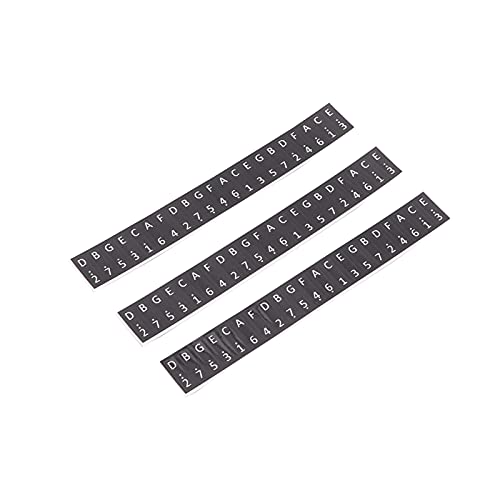 3pcs Keys Aufkleber 17? Key Kalimba Staff Beschriftungen Daumen Klavierknopf Musical Note Dekoration White Keys StickerSkalimba Aufkleber17? Key Kalimba Stickerthumb Piano Stickerkalimba Stab (BLACK) von CFTGIW