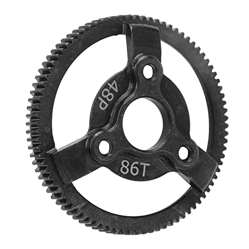 48p Stahlsporn Zahnrad Gehärteter RC -Stahlsporngetriebe für Slash 1/10 RC -Auto Autoteile 83T PUR Zahnrad Ist geeignet. (86T) von CFTGIW