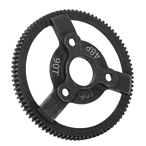 48p Stahlsporn Zahnrad Gehärteter RC -Stahlsporngetriebe für Slash 1/10 RC -Auto Autoteile 83T PUR Zahnrad Ist geeignet. (90T) von CFTGIW