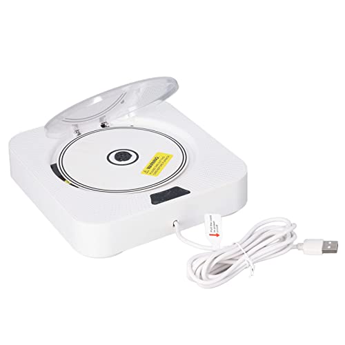 6 In CD Player W Mounted Stereo Eingabeausgabe FM R Music Player mit Remote Control 100? 240V JP -Stecker Tragbarer CD Playercd Music Playerfm ​​R Playerfm ​​ Playerw (EU-Stecker) von CFTGIW