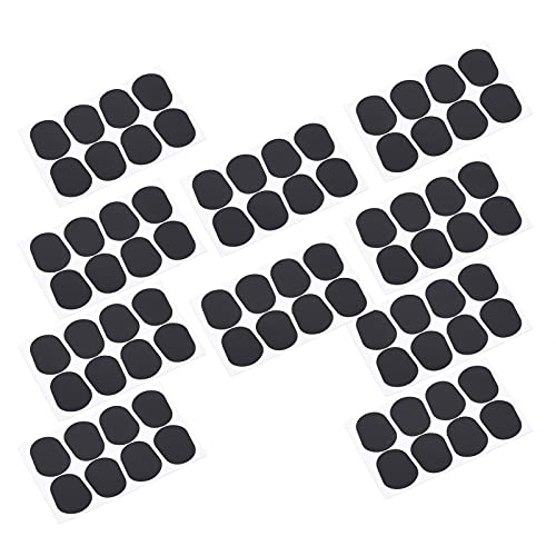 80pcs Saxophon Mundstück Pad Silikon Schwarze Kissenflecken Windinstrumentenzubehör Dick 0,5 Mm Essorien Dicke 0,5 Mm Saxophon Mundstück Padsaxophon Patchmouthbirne von CFTGIW